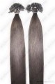 KERATIN EXTENSION 100 pramenů TMAVĚ HNĚDÁ #02,50g, 55cm, 100% lidské vlasy k prodloužení