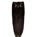 CLIP IN LUXURY ROYAL TMAVĚ HNĚDÁ #02, 130g, 60cm, 7pásů, 100% lidské vlasy k prodloužení