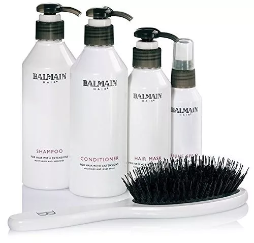 Balmain Aftercare Set pečující sada-šampón,kondicionér,maska,arganový elixír+kartáč