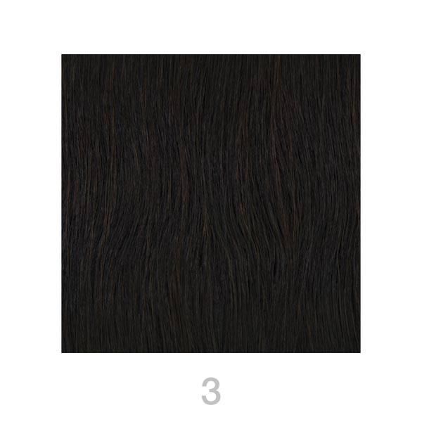 Balmain Double Hair,3 aplikační metody-KERATIN,MICRO RING,CLIP IN-40cm - Tmavě hnědá 3