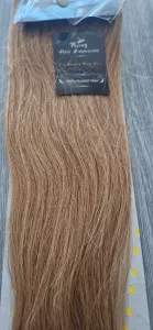 CLIP IN 7pásů SVĚTLE HNĚDÁ-BLOND, 75g, 50cm,100% lidské vlasy