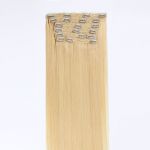 CLIP IN LUXURY ROYAL SVĚTLÁ BLOND #60, 120g, 50cm, 7pásů, 100% lidské vlasy k prodloužení