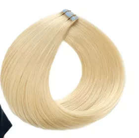 VLASOVÉ PÁSKY TAPE IN ROYAL, 100g, 20ks, 60cm, různé barvy: | Černá č. 1, Tmavě hnědá č. 2, Světlá blond č.60