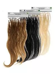 VLASY BALMAIN Fill-In Extensions 50ks, 55cm, různé barvy: | Černá 1, Světlá blond L10, Popelavá blond 10A, Tmavě hnědá 3, Světle hnědá L8