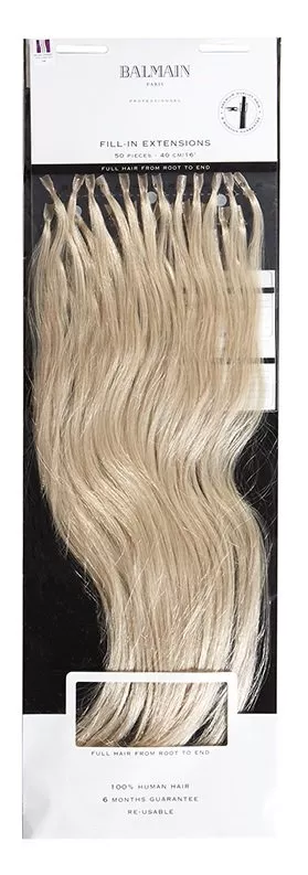 VLASY BALMAIN Fill in Extensions keratin 50ks,40cm, různé barvy: