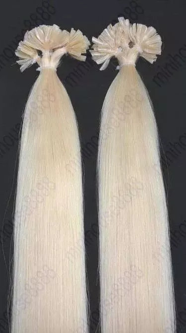 VLASY KERATIN INDIAN REMY BLOND #60, 100g, 65cm,100% lidské vlasy k prodloužení PERFEKTVLASY