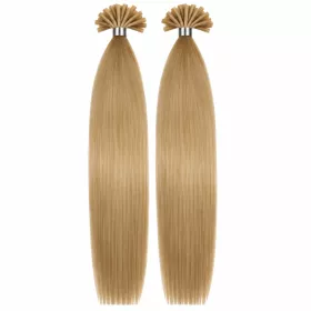 VLASY KERATIN REMY BLOND  #22, 50g, 45cm, 100% lidské k prodloužení