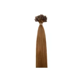 VLASY KERATIN REMY STŘEDNĚ HNĚDÁ #04,50g, 50cm, 100% lidské k prodloužení PERFEKTVLASY
