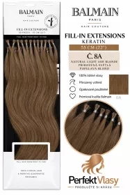 VLASY BALMAIN Fill-In Extensions 50ks, 55cm, různé barvy: