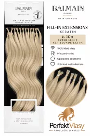 VLASY BALMAIN Fill in Extensions keratin 50ks,40cm, různé barvy:
