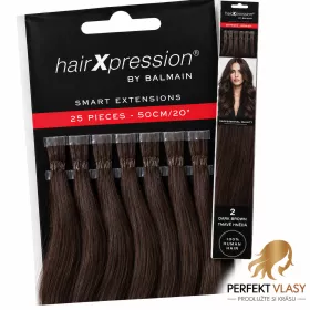 VLASY BALMAIN HairXpression -keratin,50ks,50cm